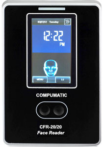 Compumatic CFR-20/20 v2 Face Reader Biometric Facial Recognition Time Clock