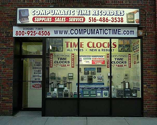 Compumatic Time Recorders, Inc Retail Store - Visit us at 1518 Bellmore Ave, North Bellmore NY 11710