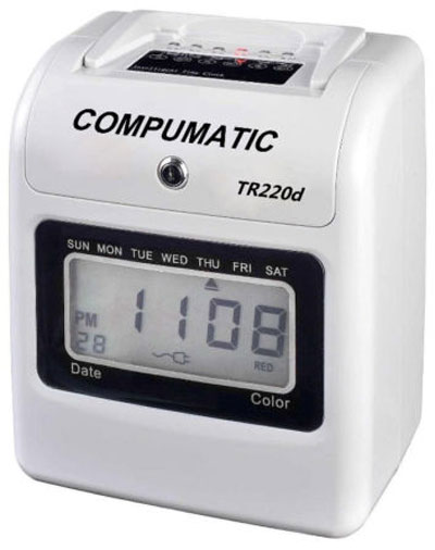 COMPUMATIC TR220d ELECTRONIC TIME CLOCK